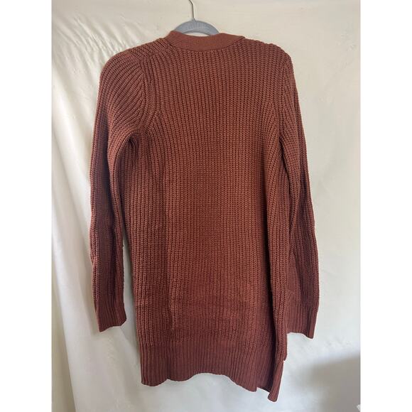 Charlotte Russe Brown Open Front Cardigan Size Small - Picture 2 of 4